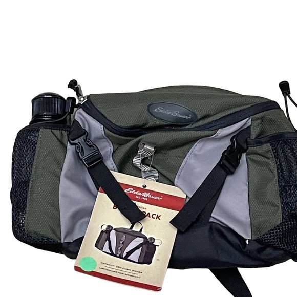 NWT EDDIE BAUER Hydration 2 16oz Sport Bottle Pack Belt Bag Running Hiking
